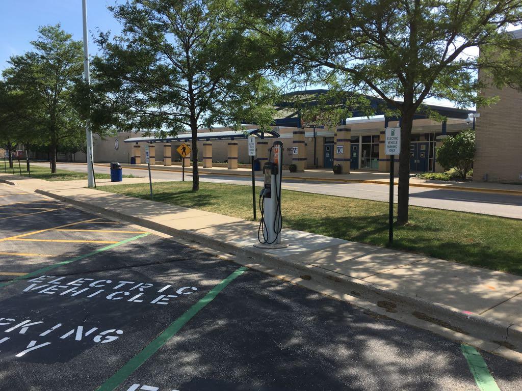 Wheeling High School Wheeling, IL EV Station