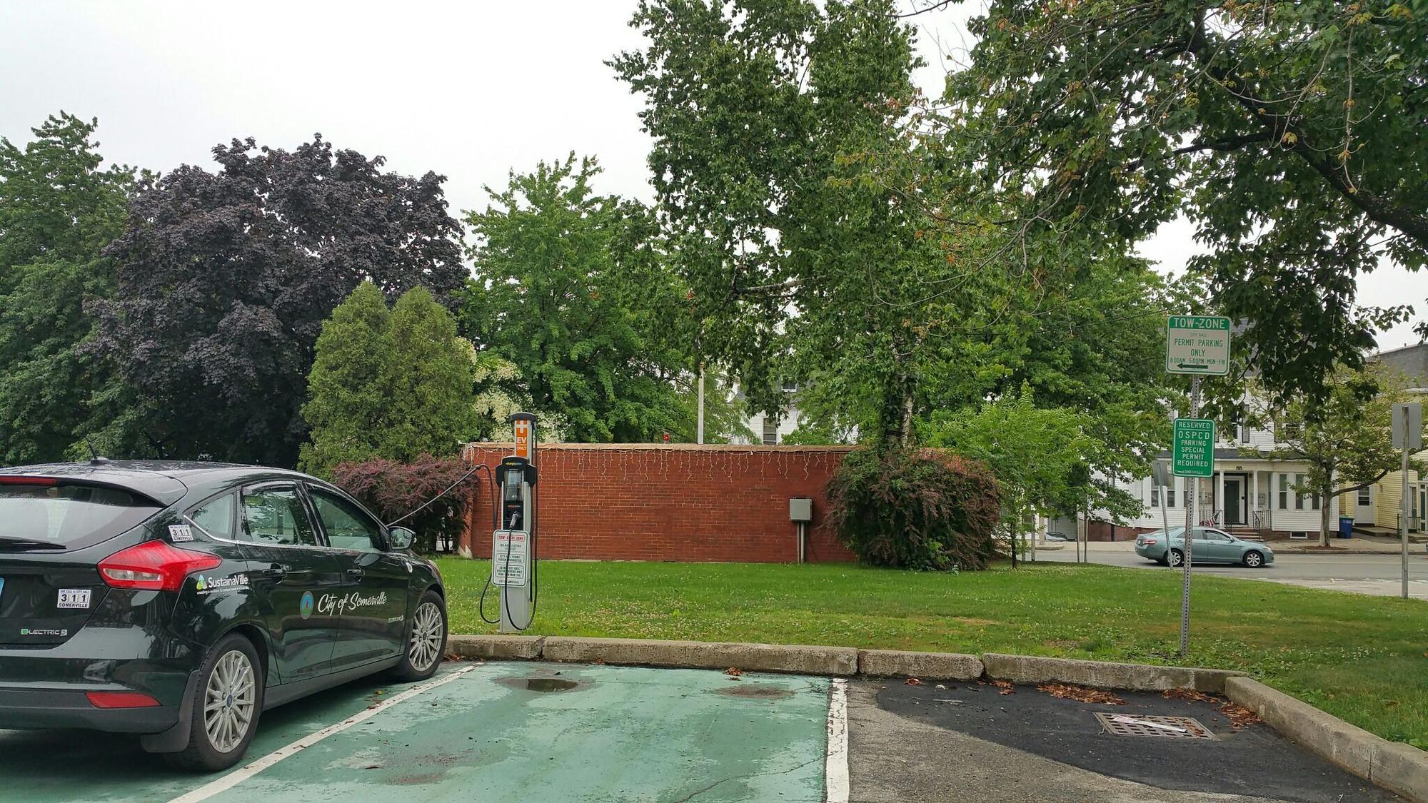 Somerville City Hall Somerville, MA EV Station