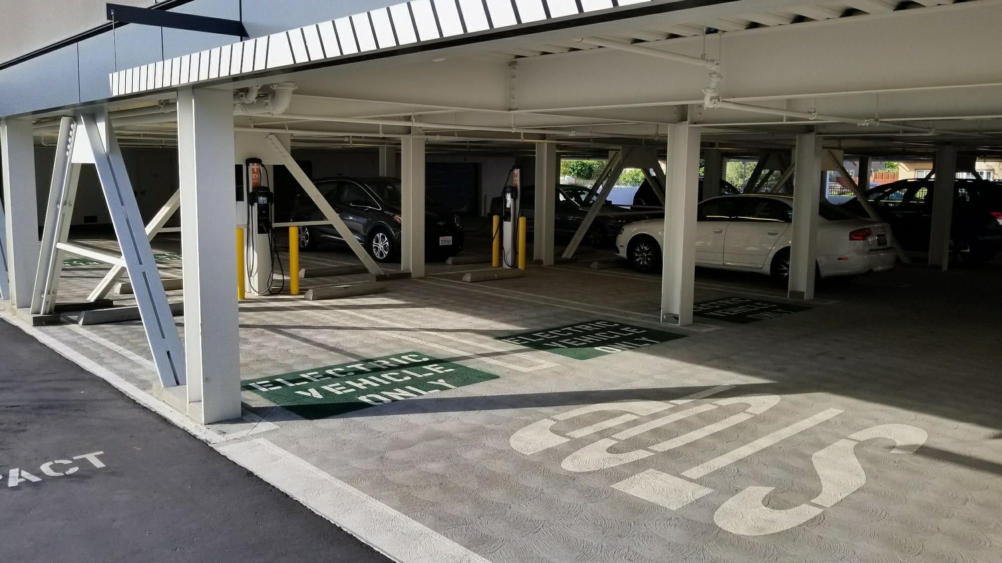 Helms Bakery Parking Los Angeles, CA EV Station
