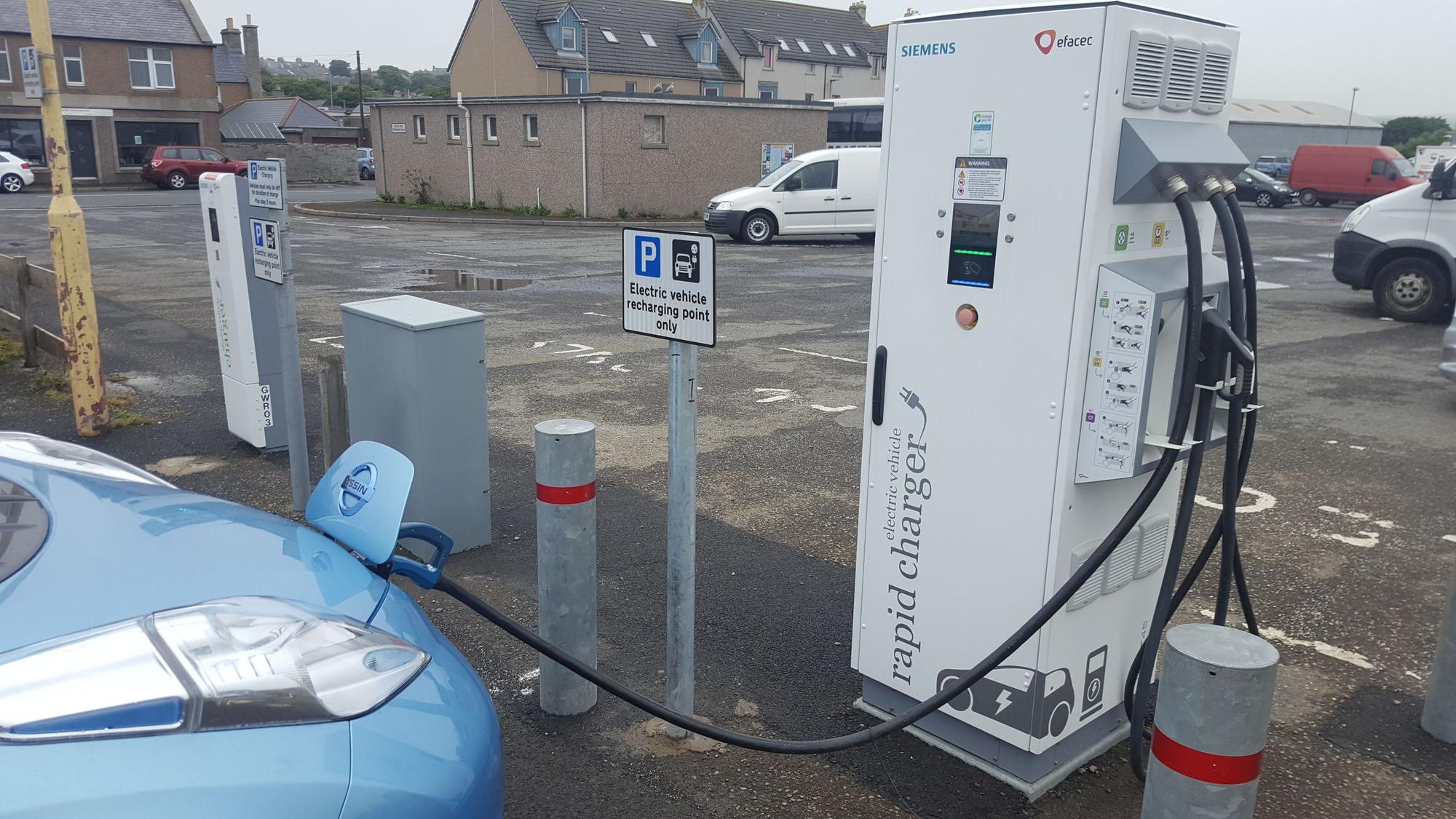 Great Western Road (North) Car Park Kirkwall, Scotland EV Station