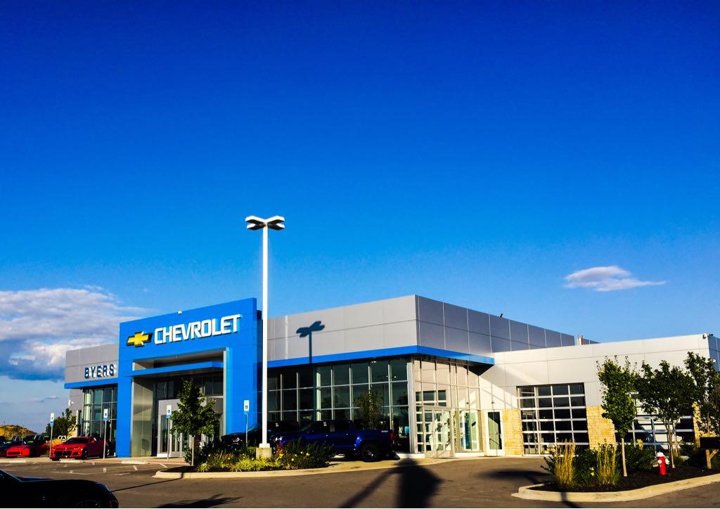 Byers Chevrolet Front Grove City, OH EV Station