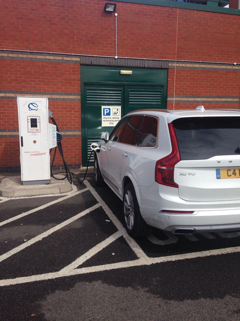 Meadowhall Centre Orange Car Park Sheffield, England EV Station