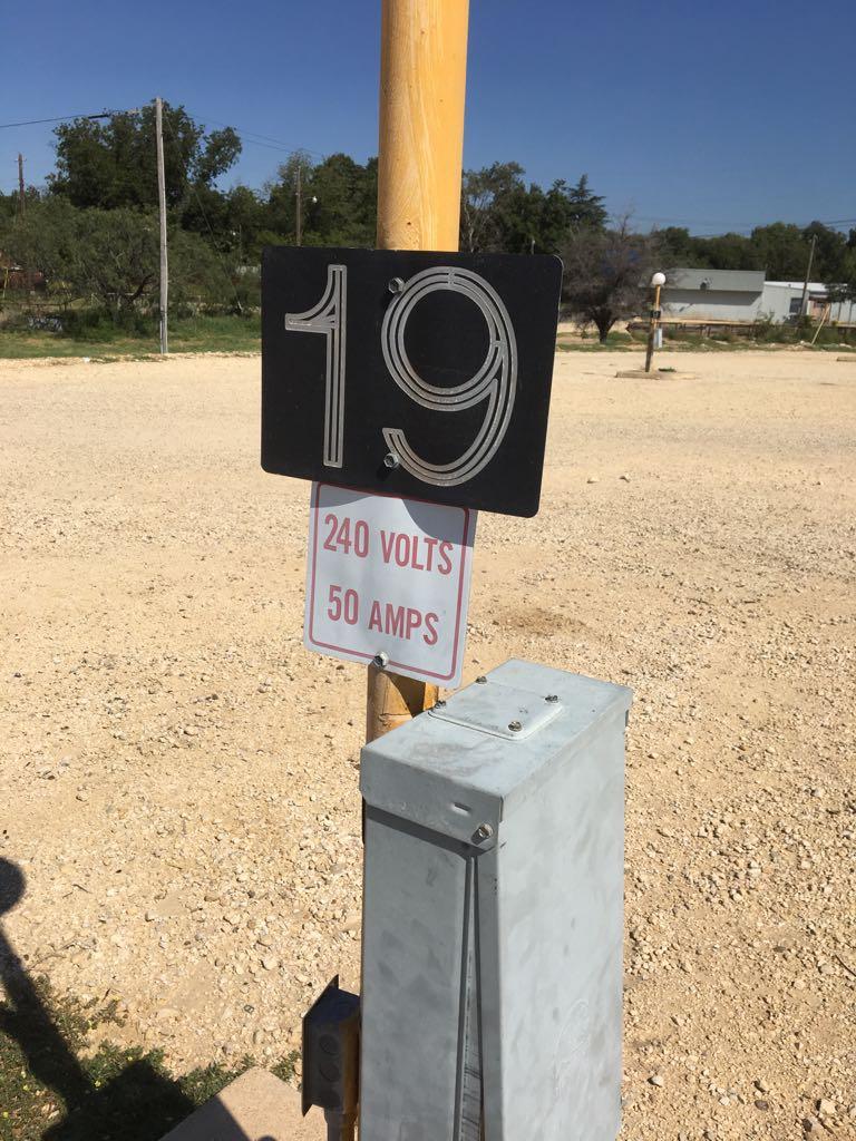 Ozona RV Park Ozona, TX EV Station