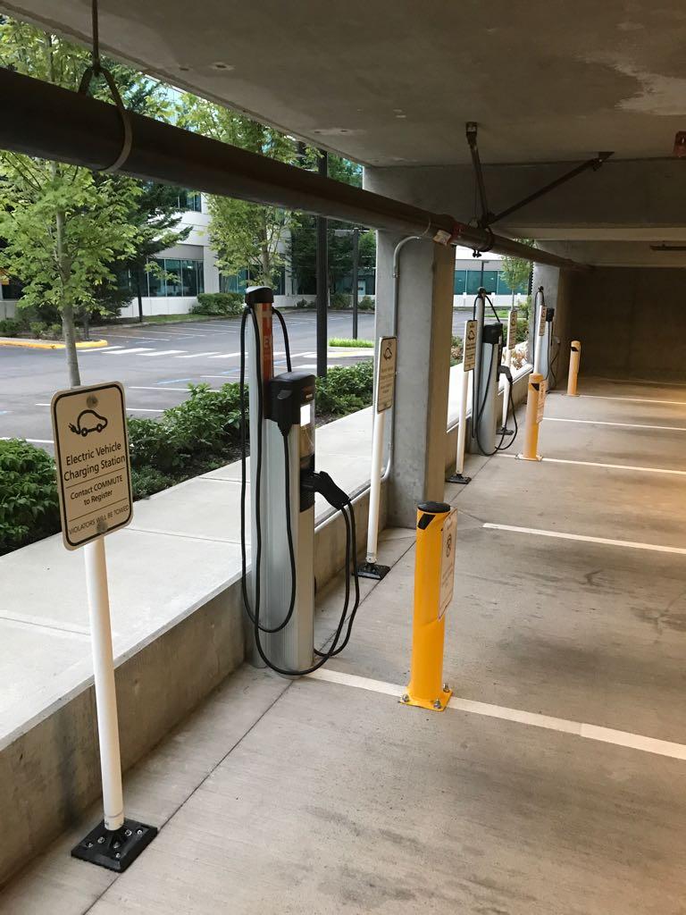 Microsoft Millennium Campus Garage Redmond, WA EV Station