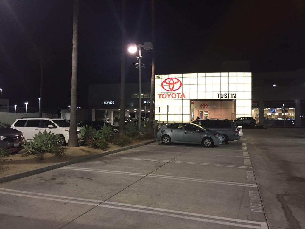 Tustin Toyota Giant Used Car Center Tustin, CA EV Station