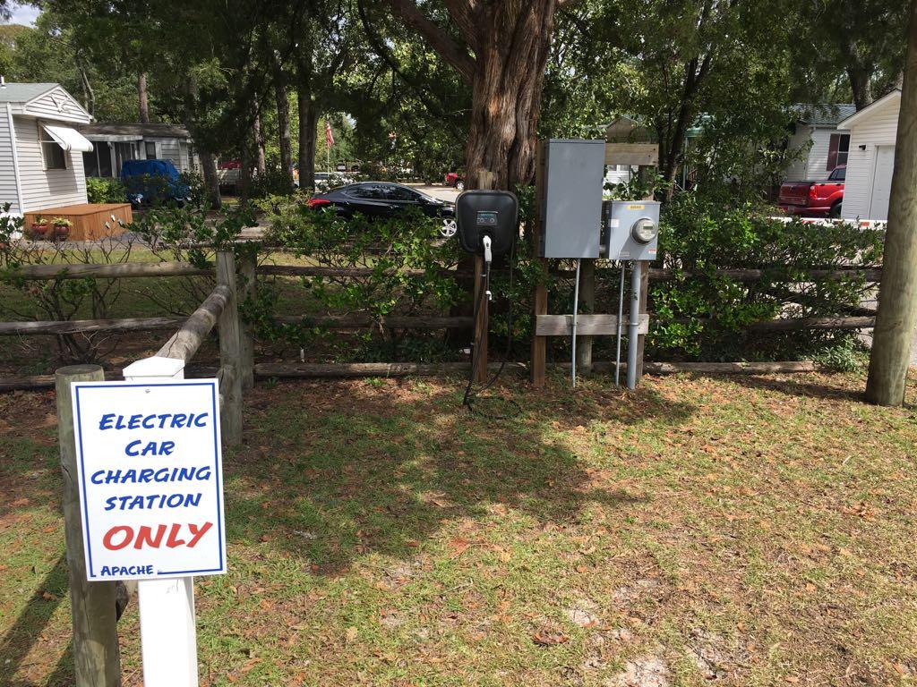 Apache Family Campground Myrtle Beach, SC EV Station