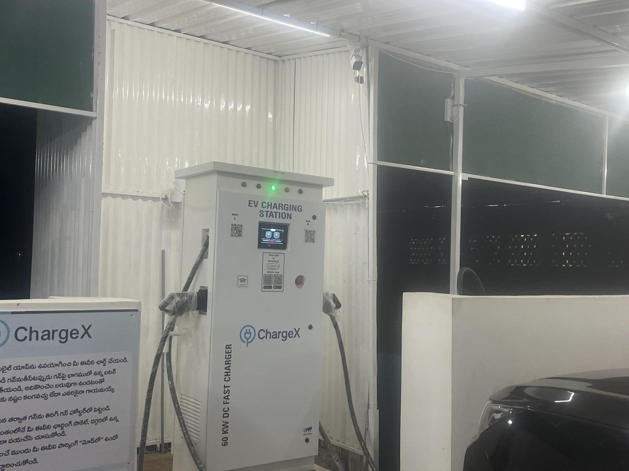 ChargeX 60 KW | Ramanayyapeta, AP | EV Station