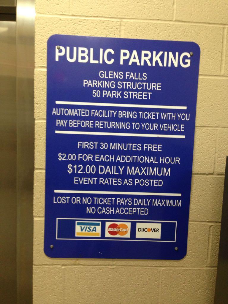 Glens Falls Public Parking Garage Glens Falls, NY EV Station