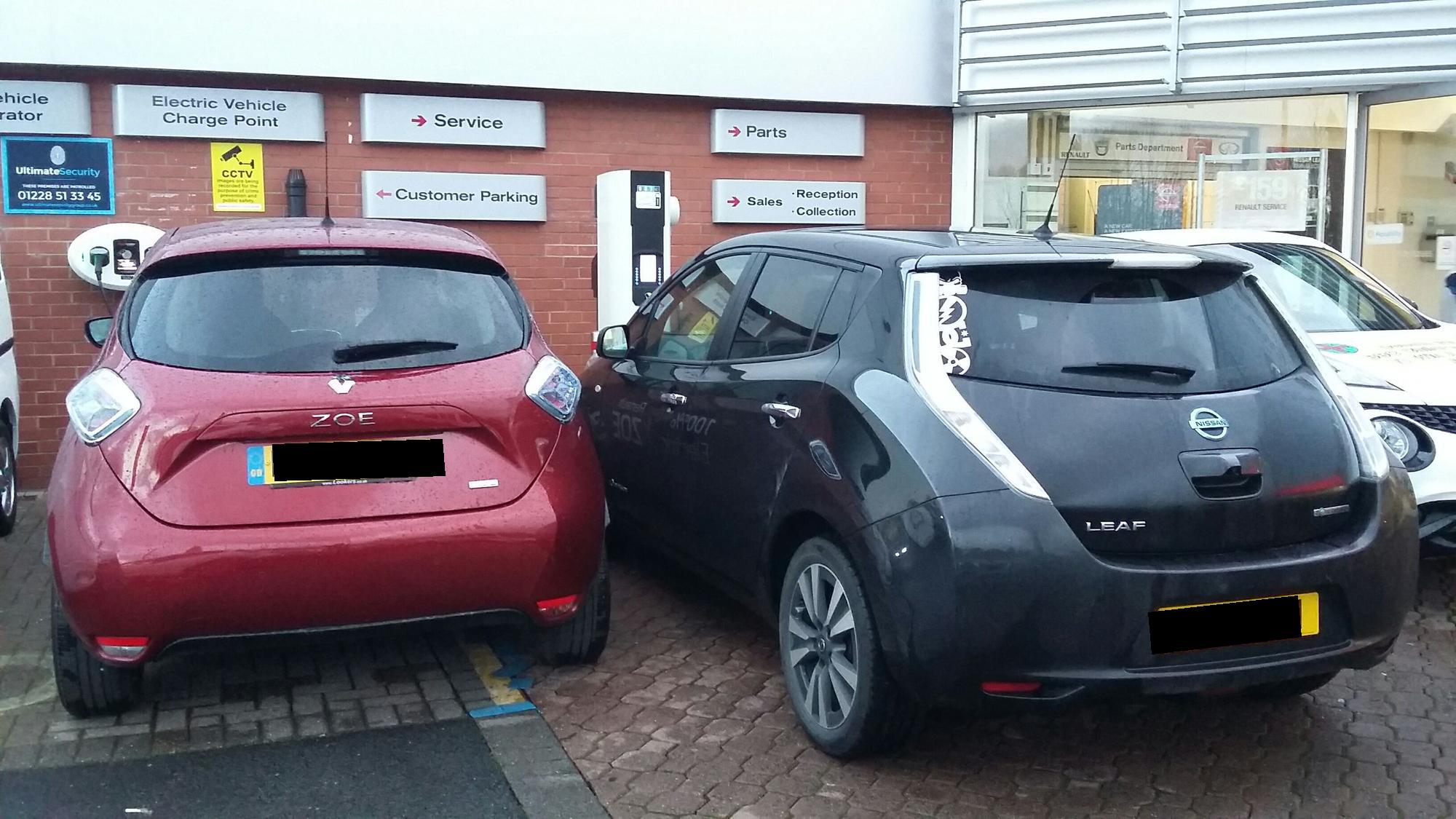 Lookers Nissan/Renault Carlisle, England EV Station