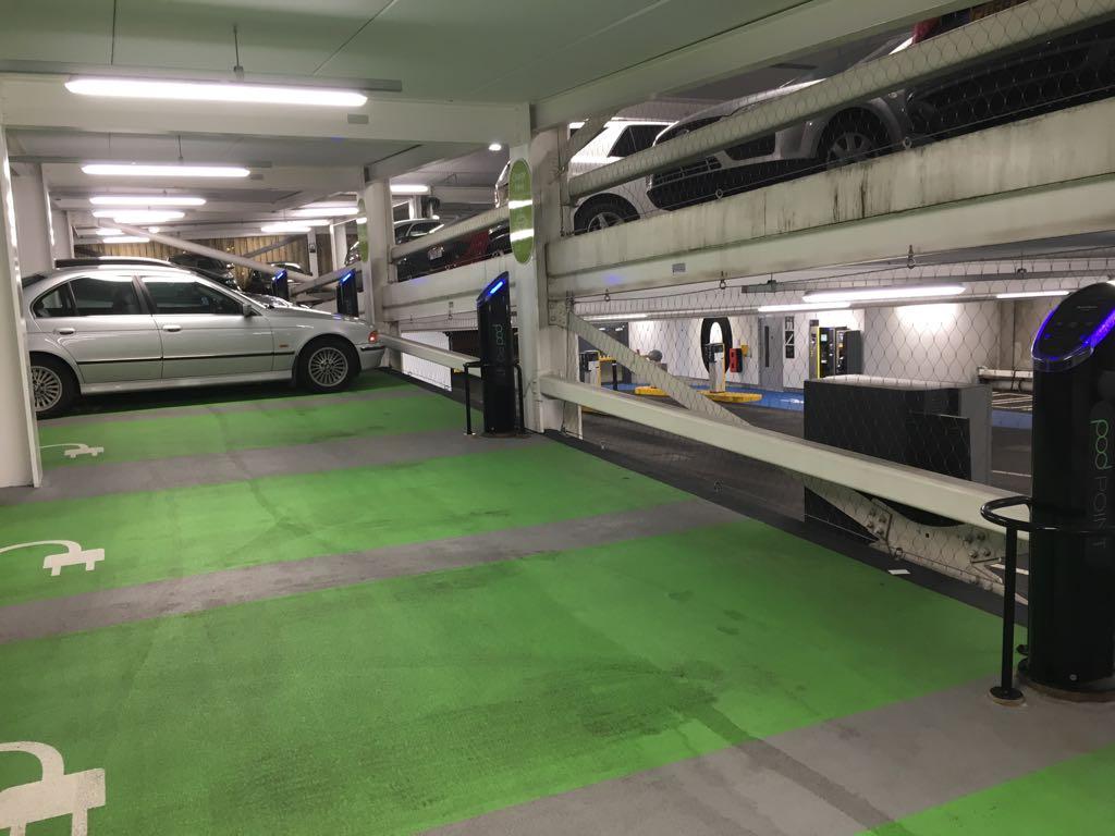 Victoria Gate Car Park Leeds, England EV Station