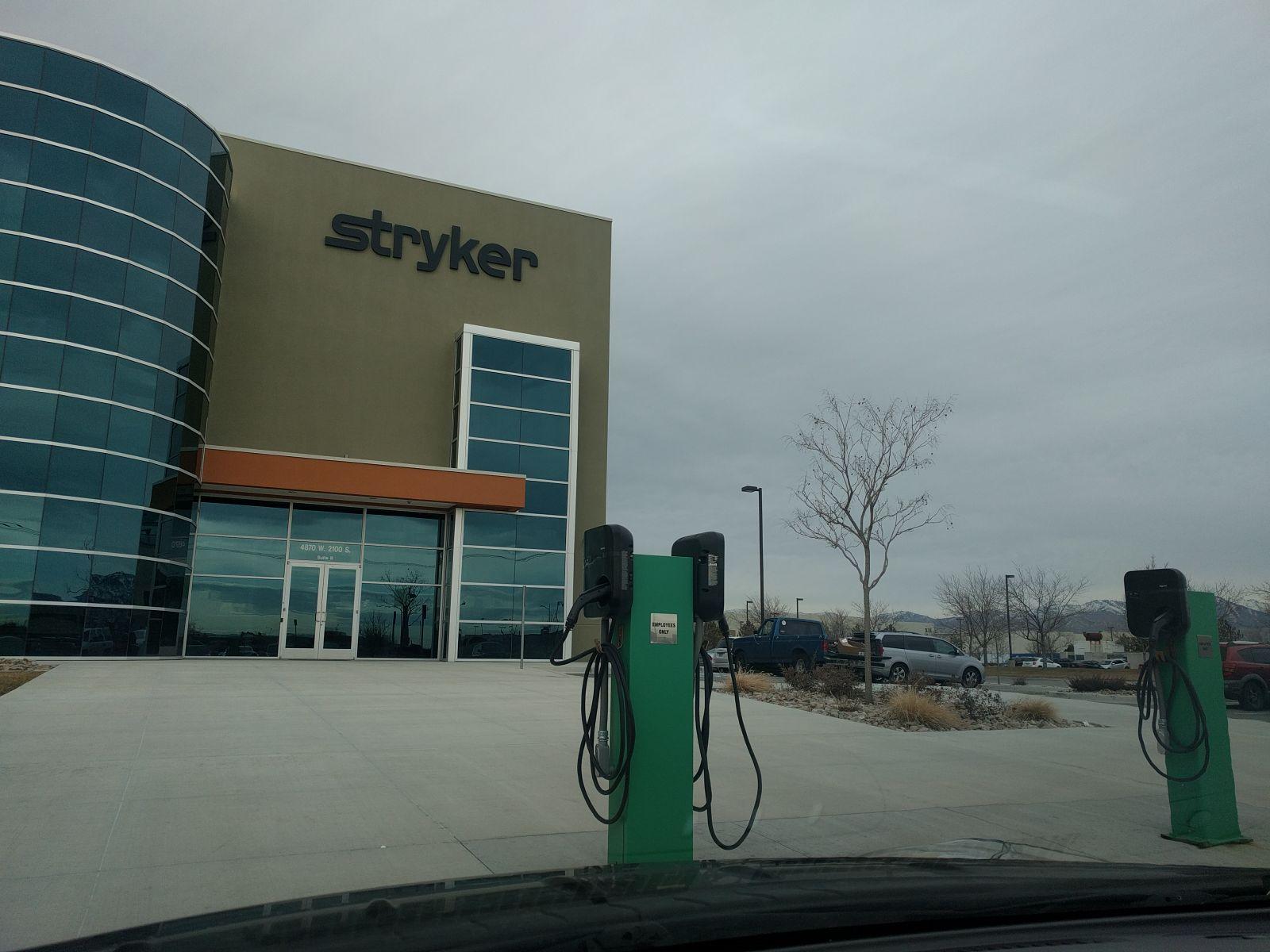 Stryker Salt Lake City Salt Lake City, UT EV Station