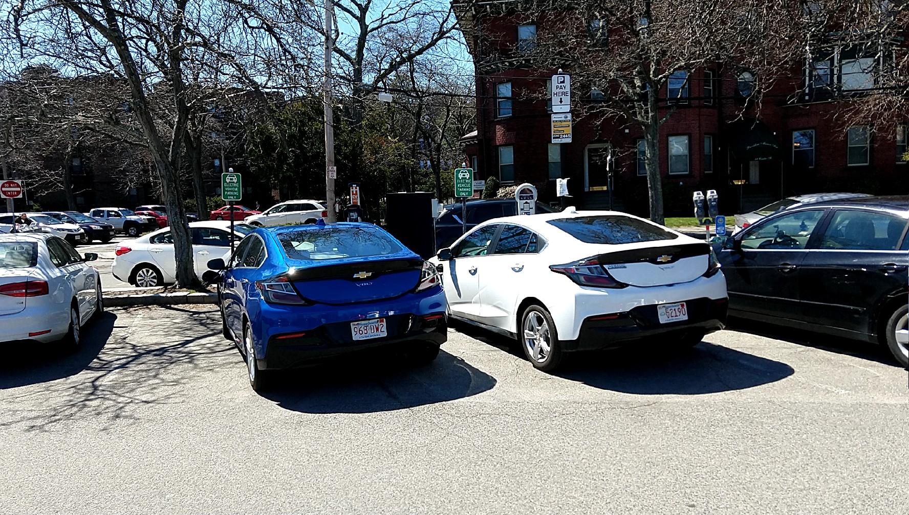 Centre Street East Parking Brookline, MA EV Station
