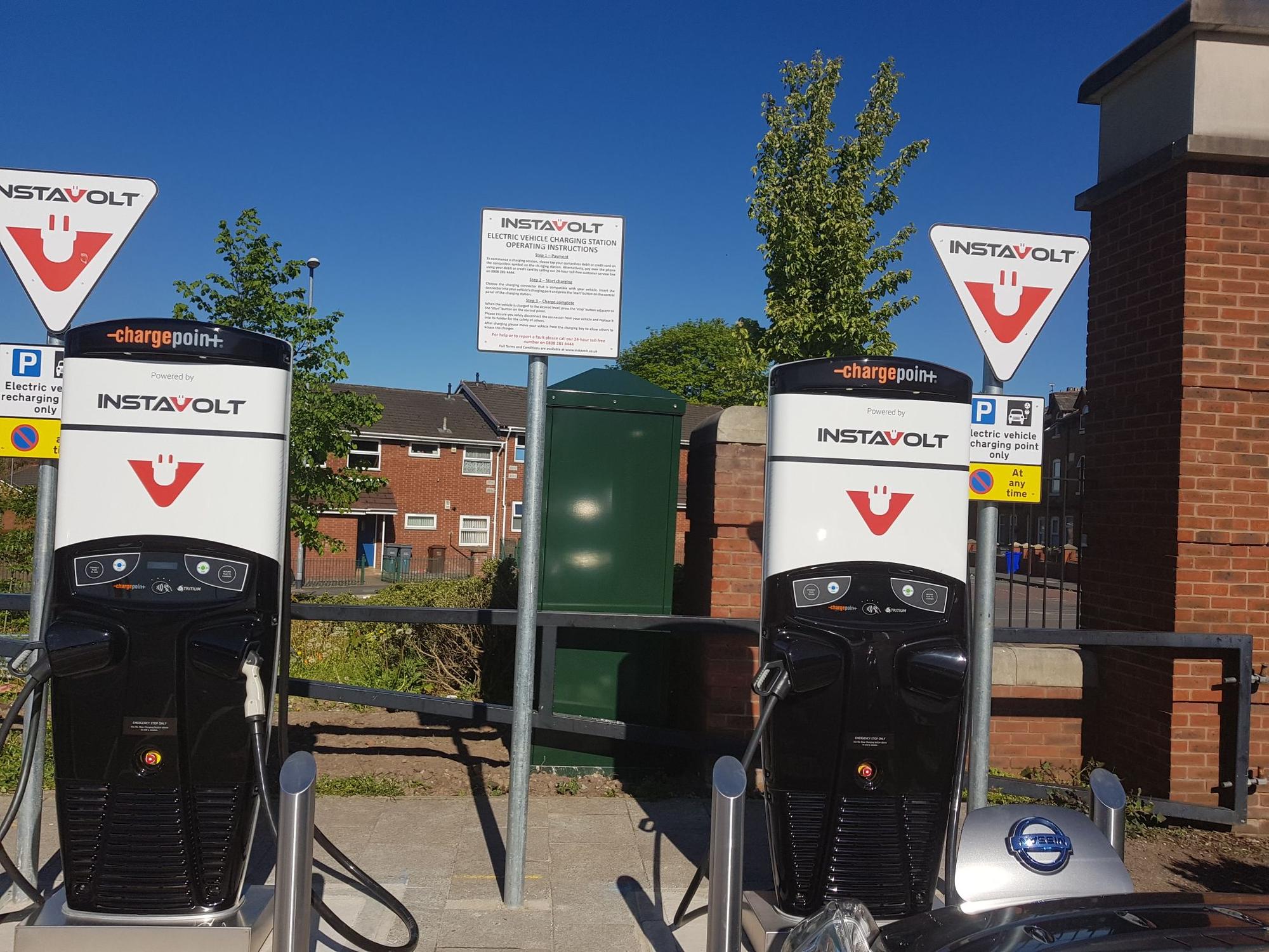 Lime Square Shopping Centre Manchester, England EV Station
