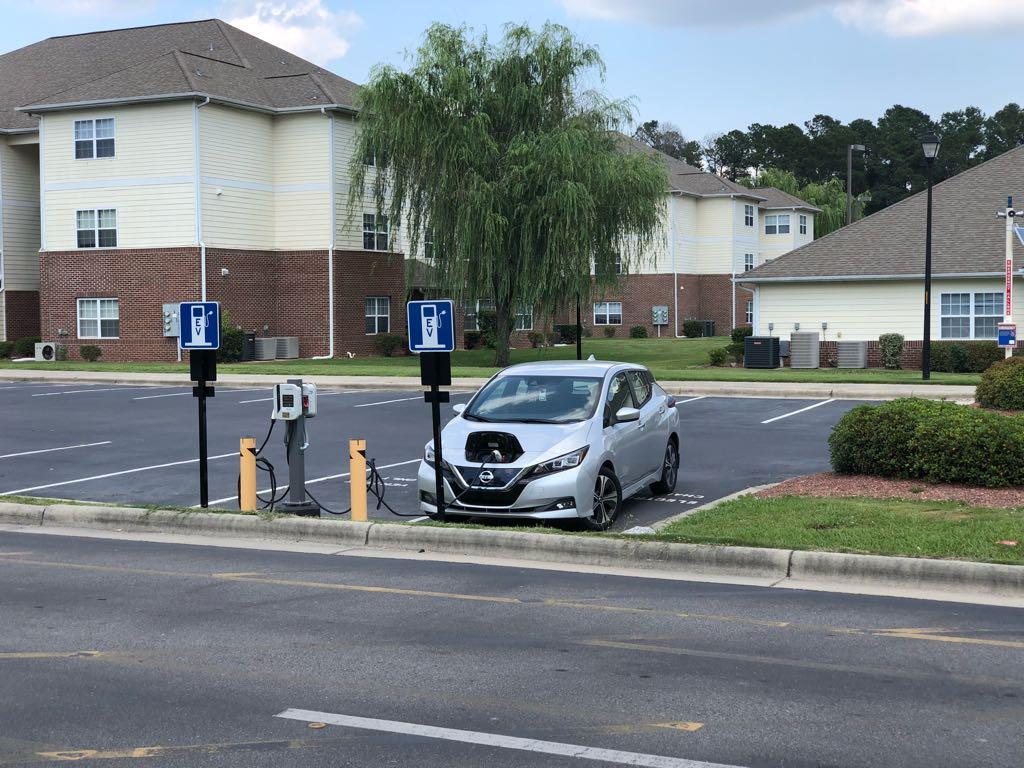 UNC Pembroke Village Apartments Pembroke, NC EV Station