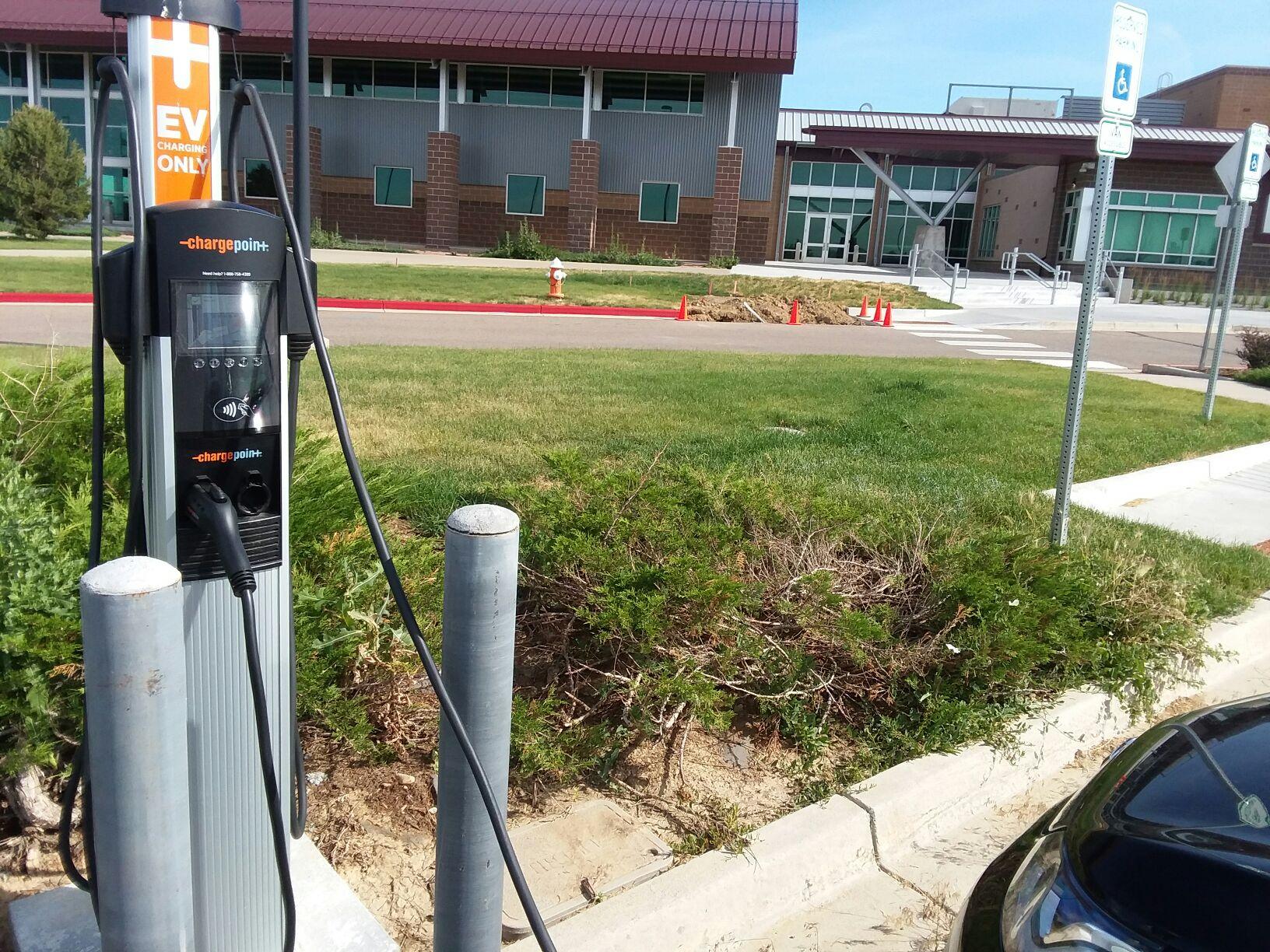 Mead High School Longmont, CO EV Station