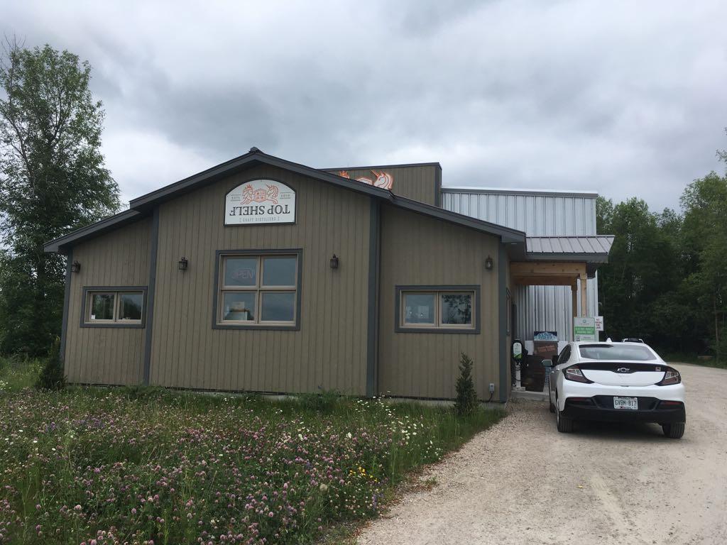 Top Shelf Distillers Perth, ON EV Station
