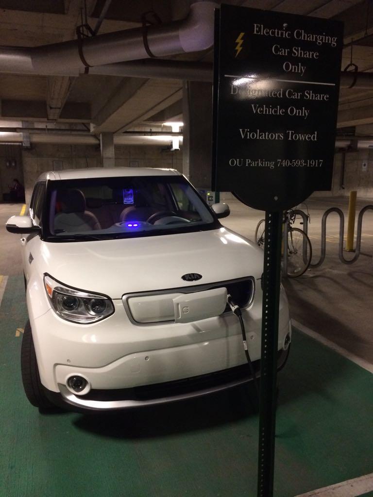 Ohio University Baker Center Garage Athens, OH EV Station