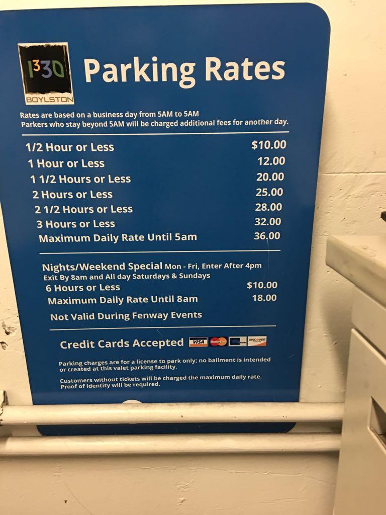 1330 Boylston Parking Garage Boston, MA EV Station