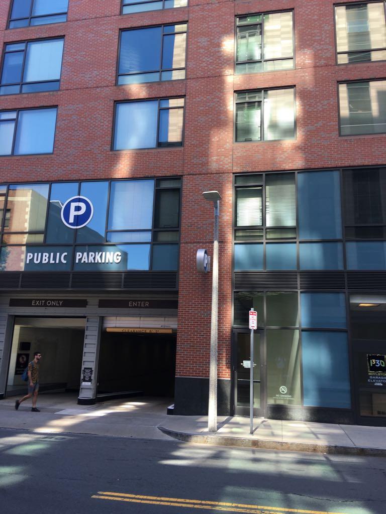 1330 Boylston Parking Garage Boston, MA EV Station