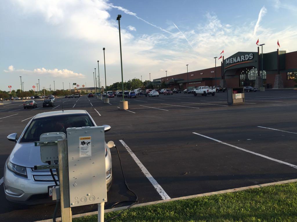 Menards Tipp City, OH EV Station