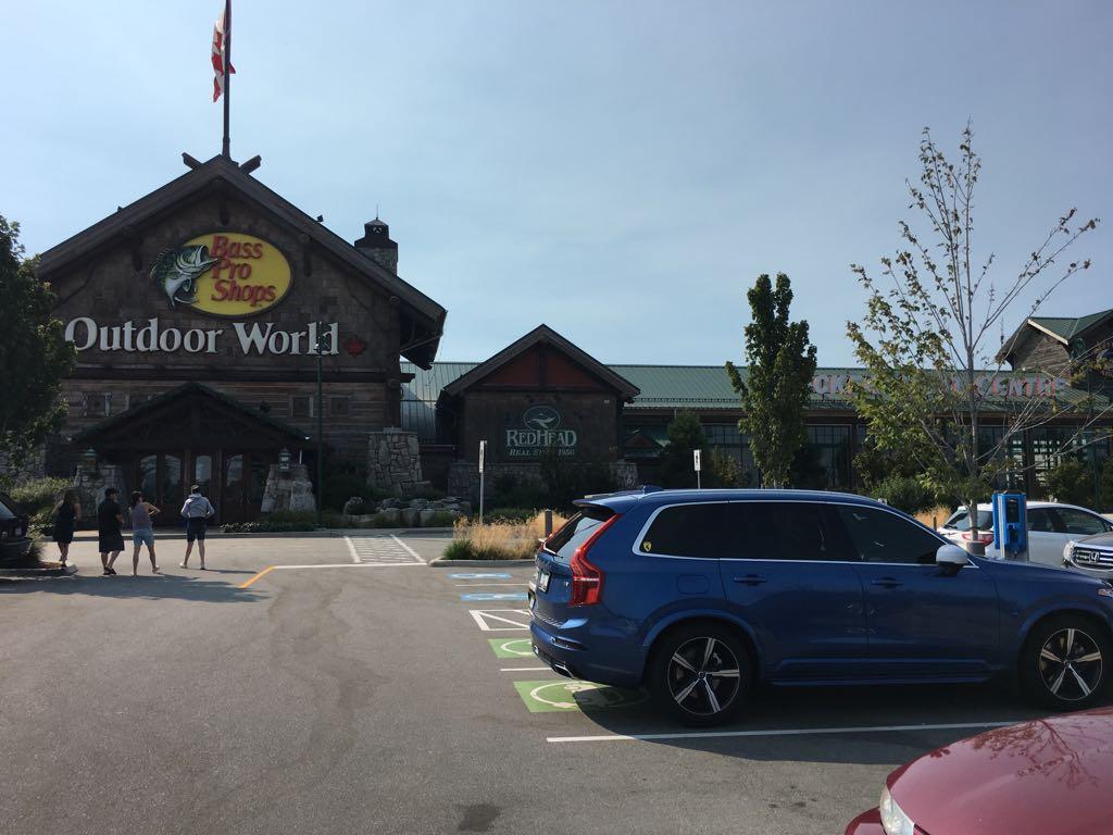 Tsawwassen Mills Bass Pro Shops Delta, BC EV Station