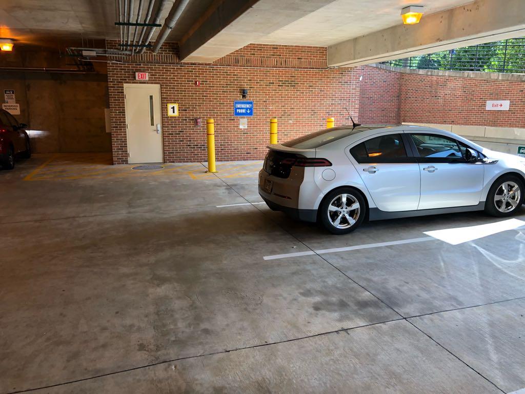 UNCG Oakland Parking Deck Greensboro, NC EV Station