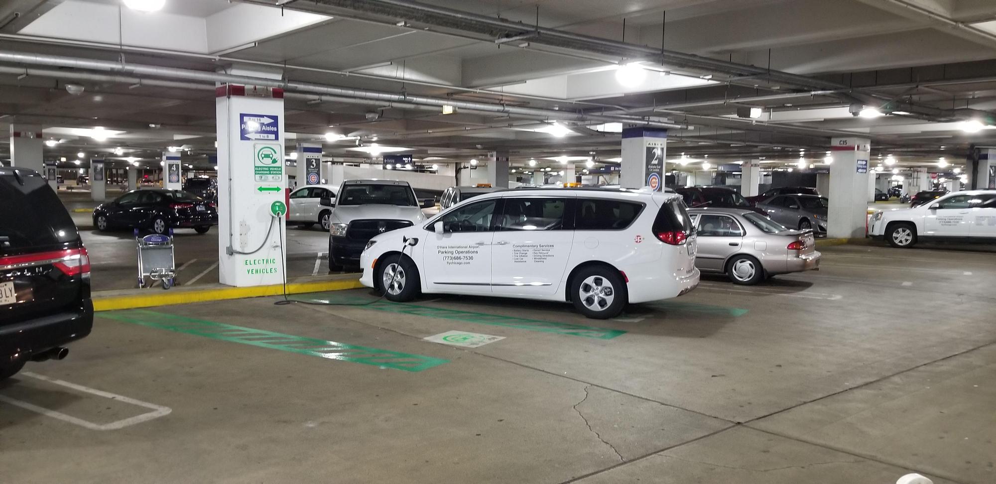 preflight parking o hare airport