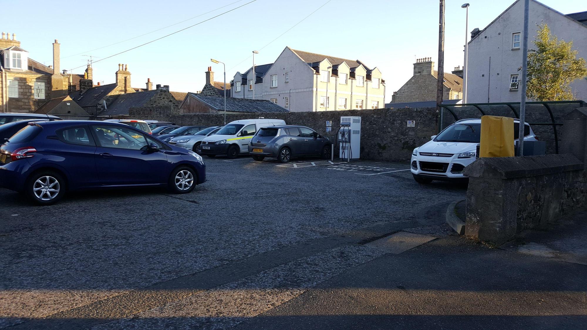 Nelson Street Car Park 1014 Nelson Street, Huntly, Scotland, AB54 8DE, United Kingdom EV