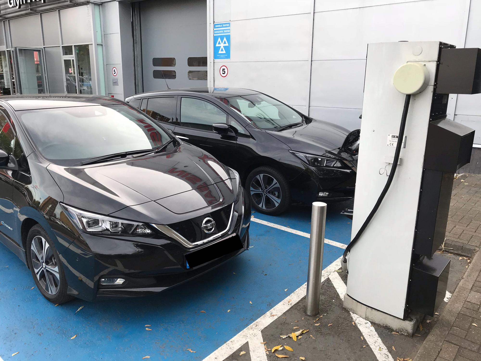 Glyn Hopkin Nissan East London London, England EV Station Glyn Hopkin Nissan East London London, England EV Station