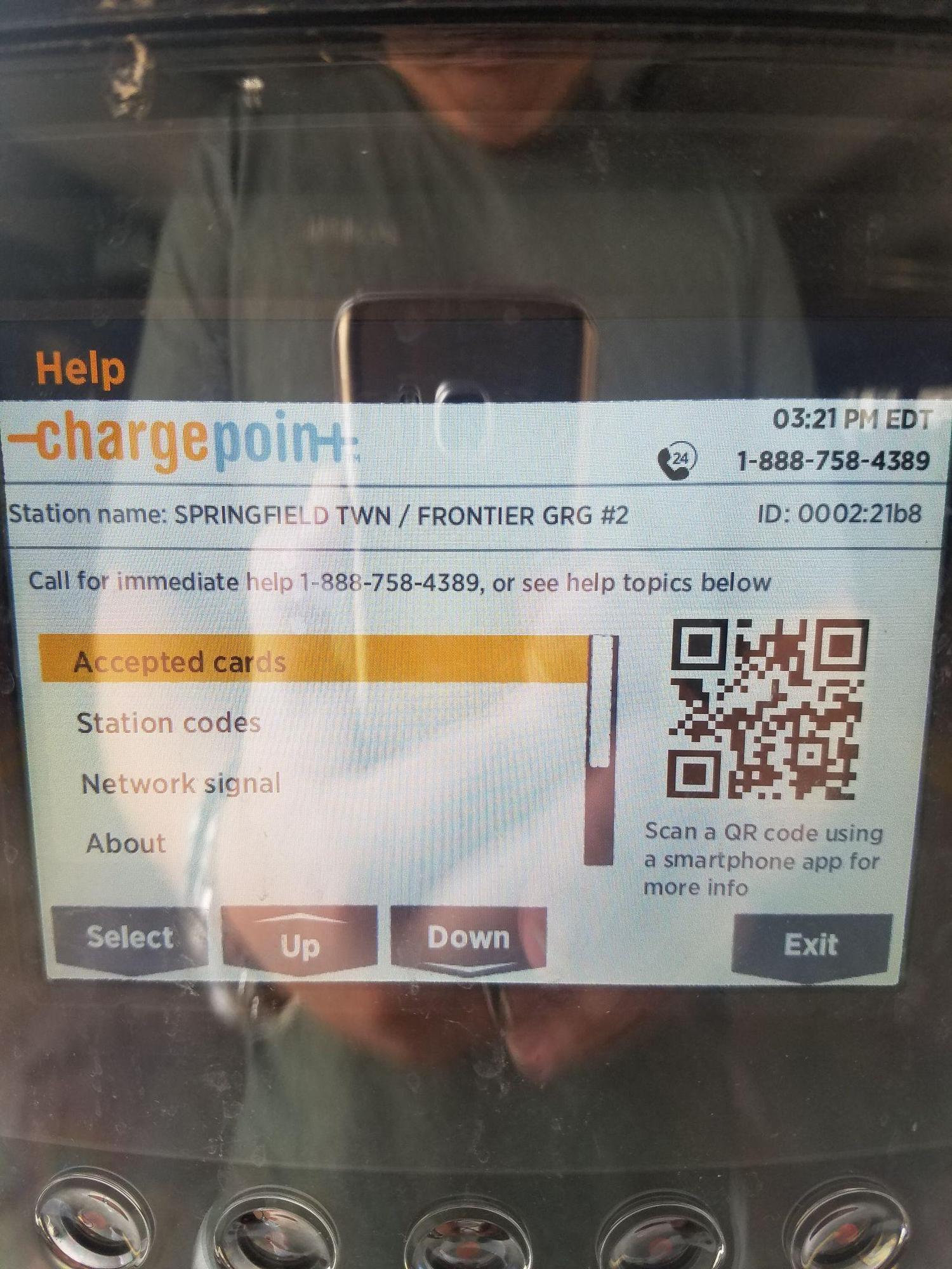 Chargepoint Map Legend