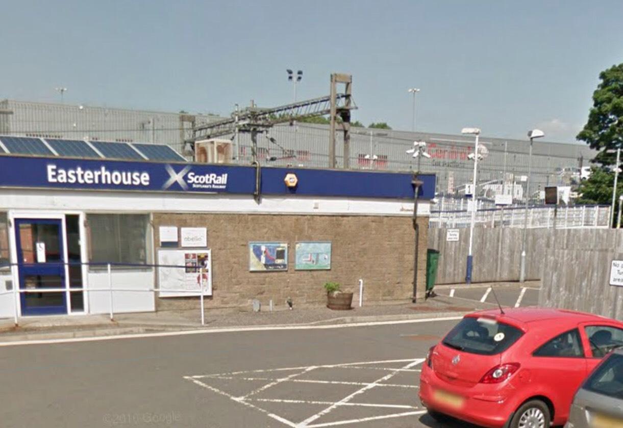 ScotRail Easterhouse Station Glasgow, Scotland EV Station