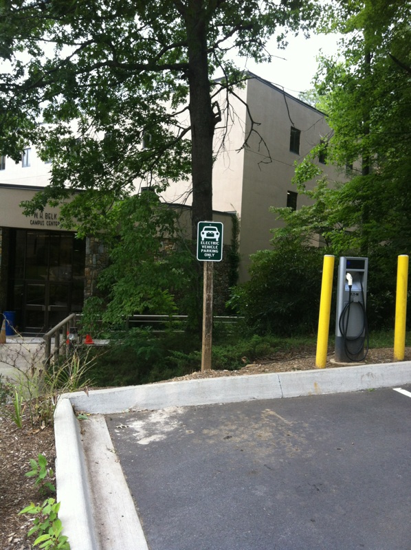 Montreat College Library Black Mountain, NC EV Station
