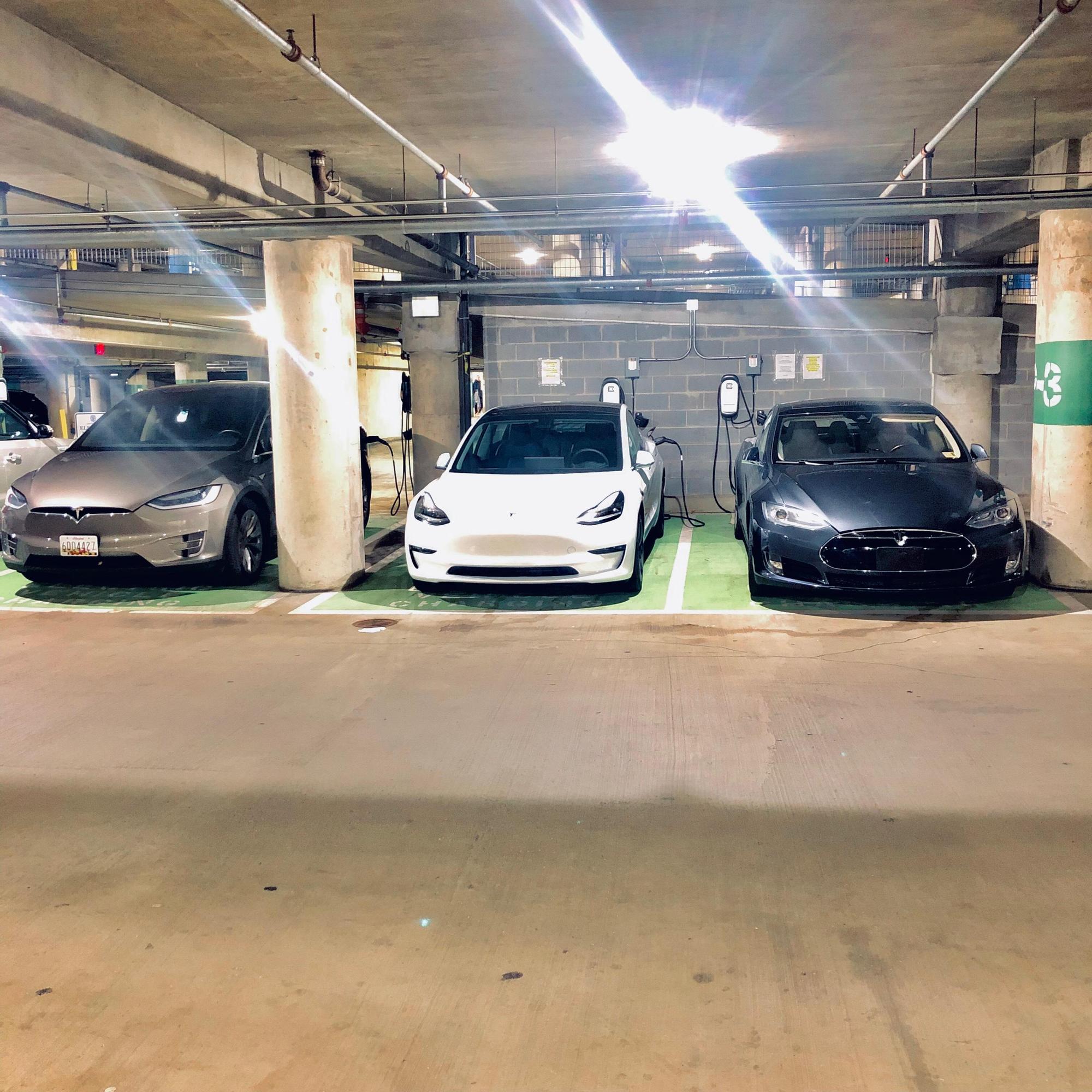 University Visitor Parking Washington, DC EV Station