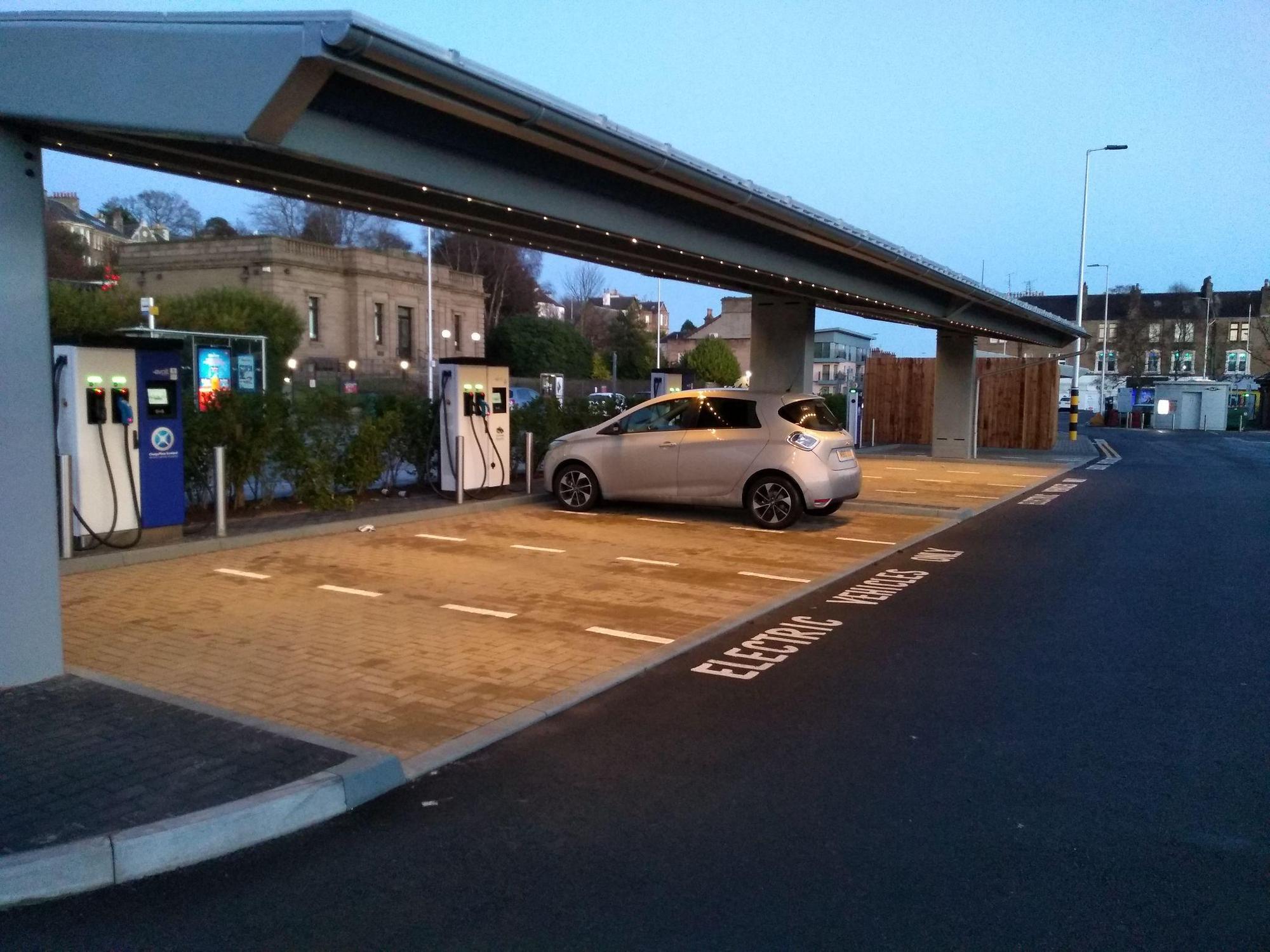 Queen Street Car Park Dundee, Scotland EV Station
