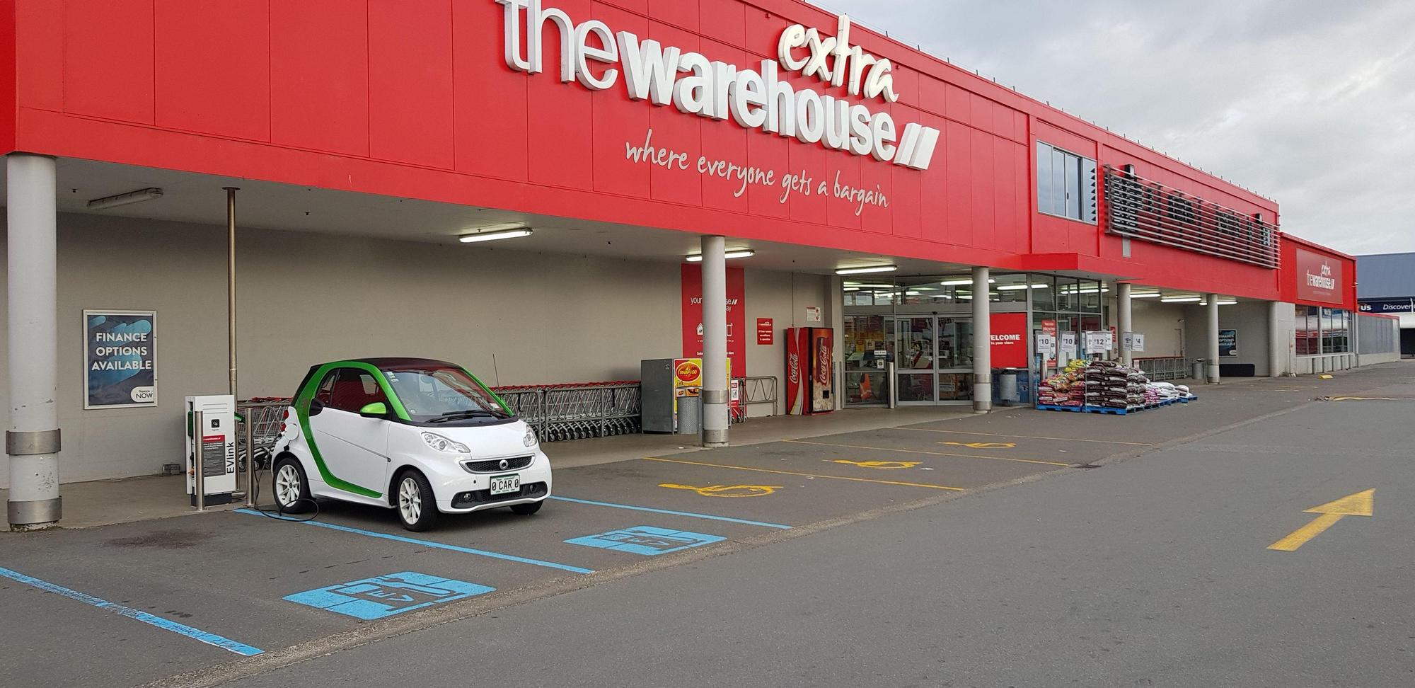 The Warehouse Invercargill Invercargill, Southland EV Station