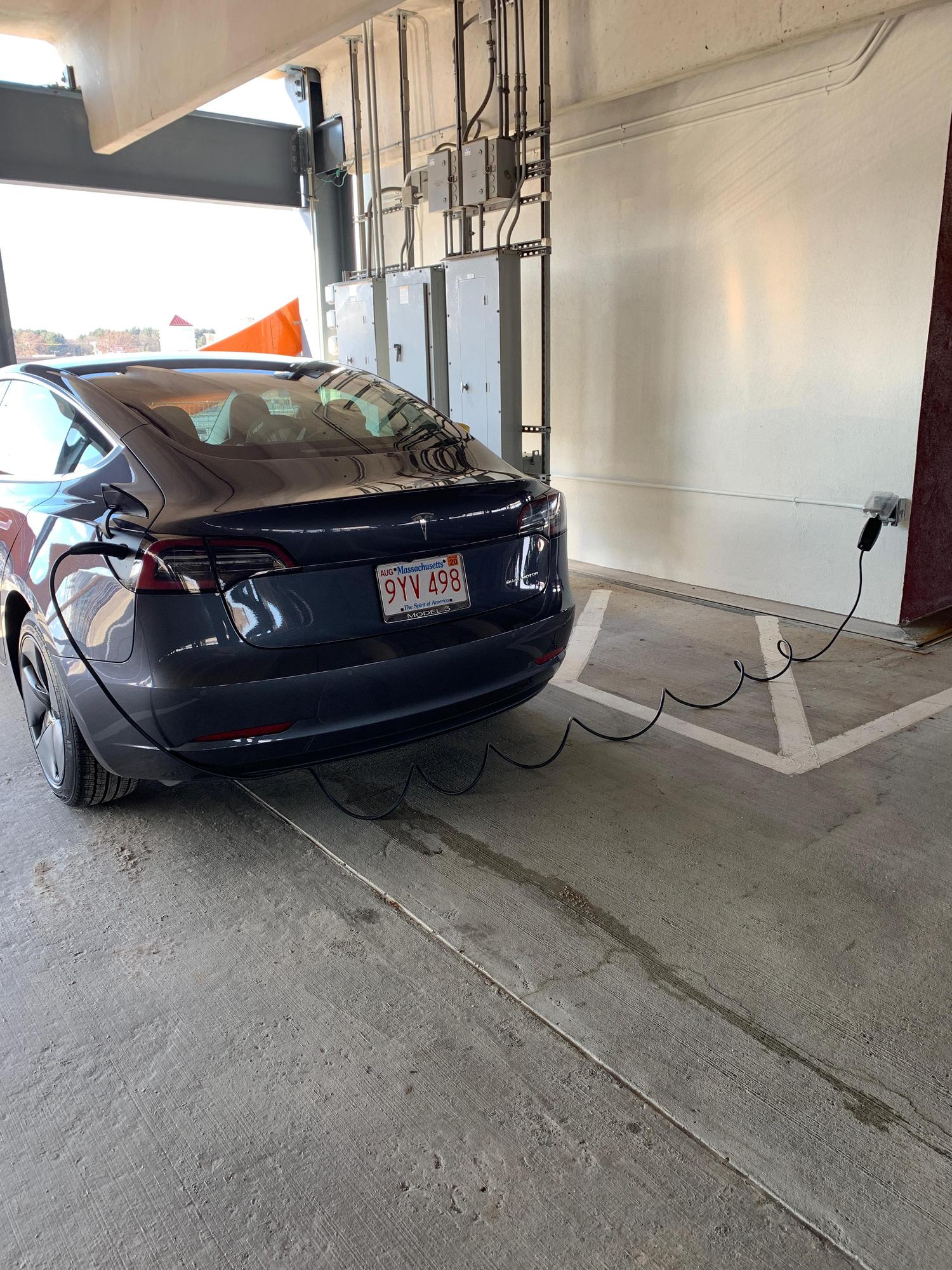 Legacy Place Garage Dedham, MA EV Station