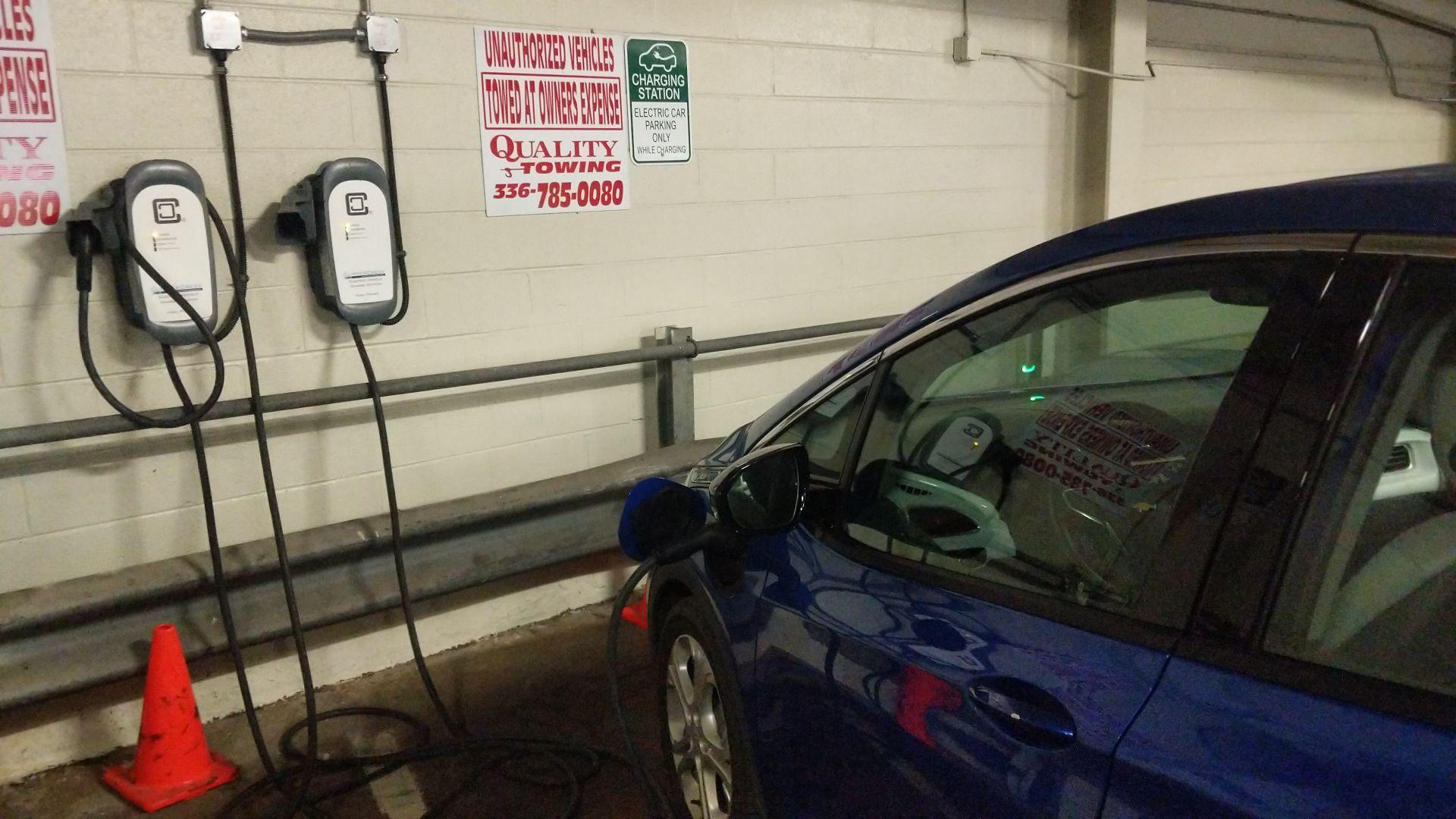 402 N Cherry Street Parking Garage WinstonSalem, NC EV Station