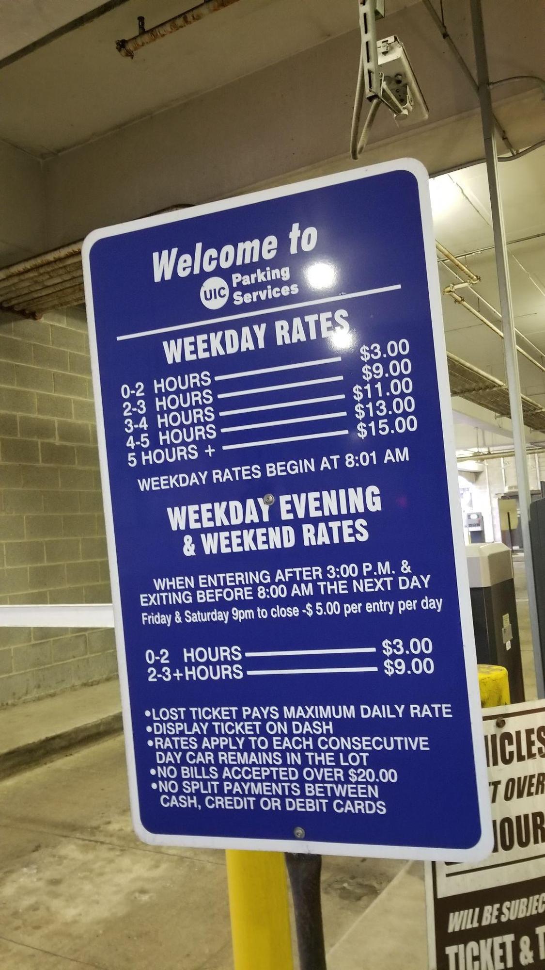 UIC Maxwell Street Parking Structure (2) PlugShare