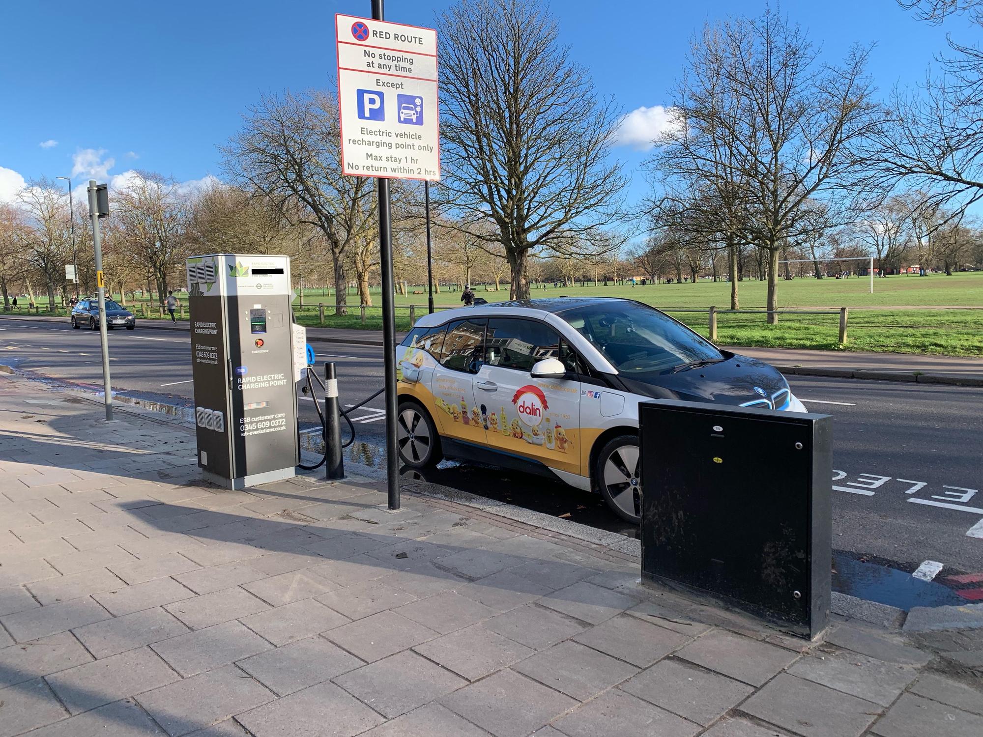 Clapham Common North Side Parking/Charging Clapham Common, London, SW4 9RY, United Kingdom