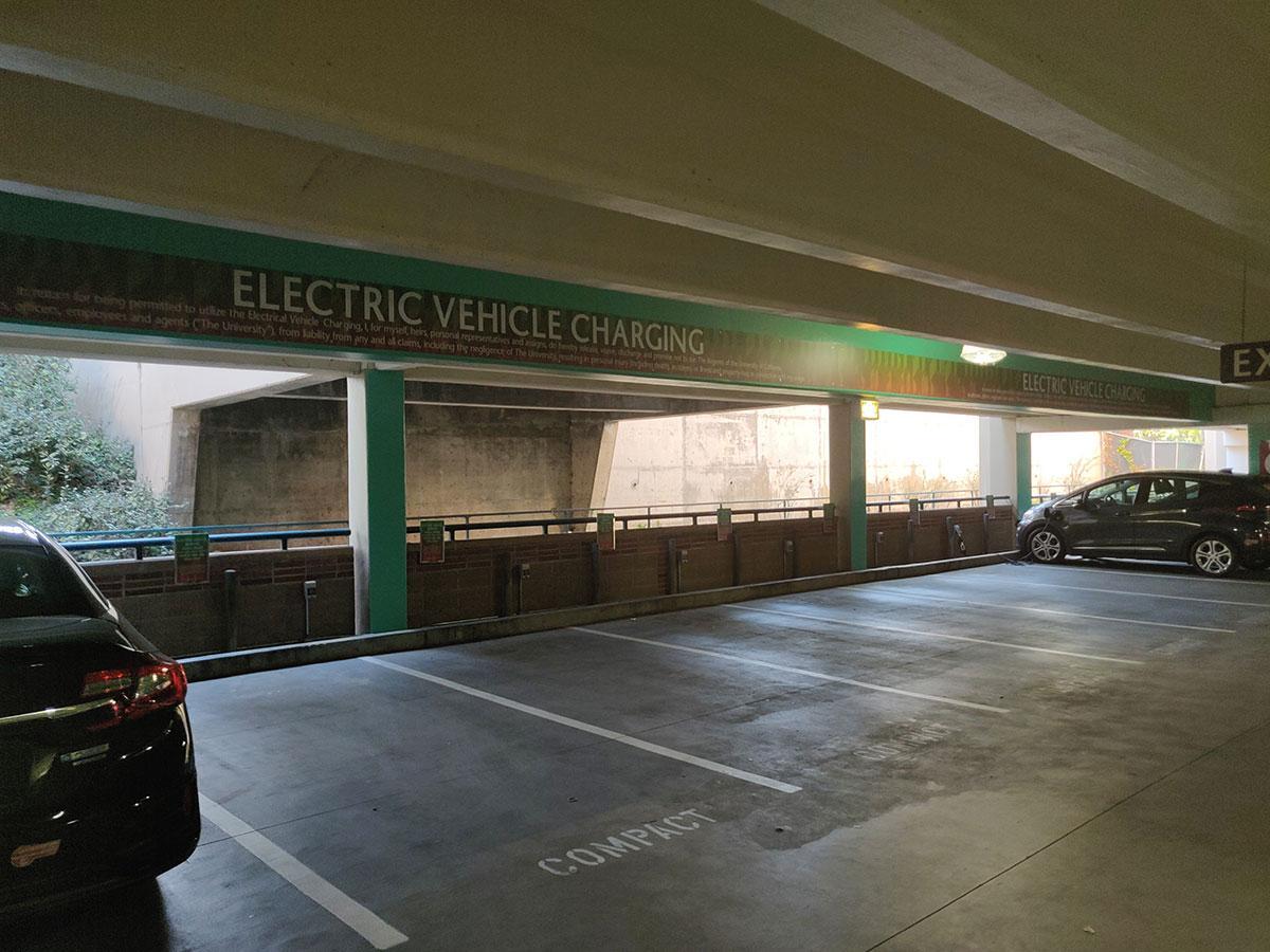 UCLA Parking Structure 3 Los Angeles, CA EV Station