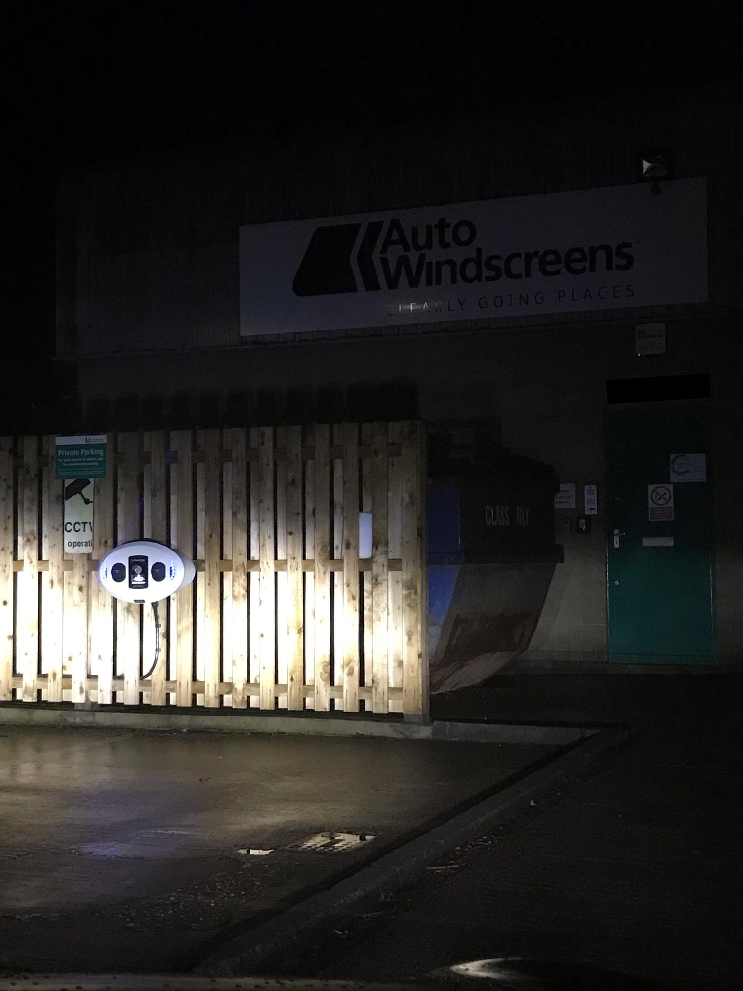 Auto Windscreens Narborough, England EV Station