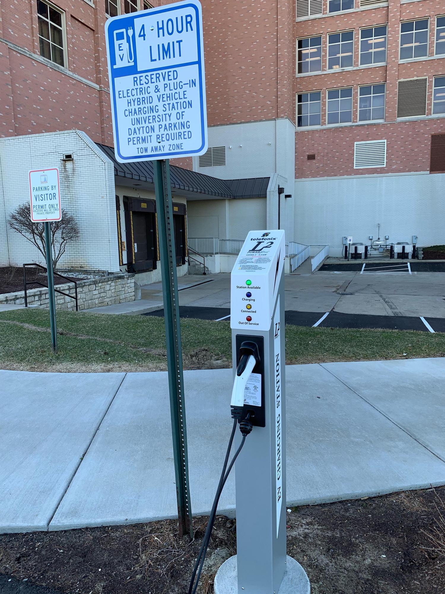 University of Dayton D Lot (1) Dayton, OH EV Station