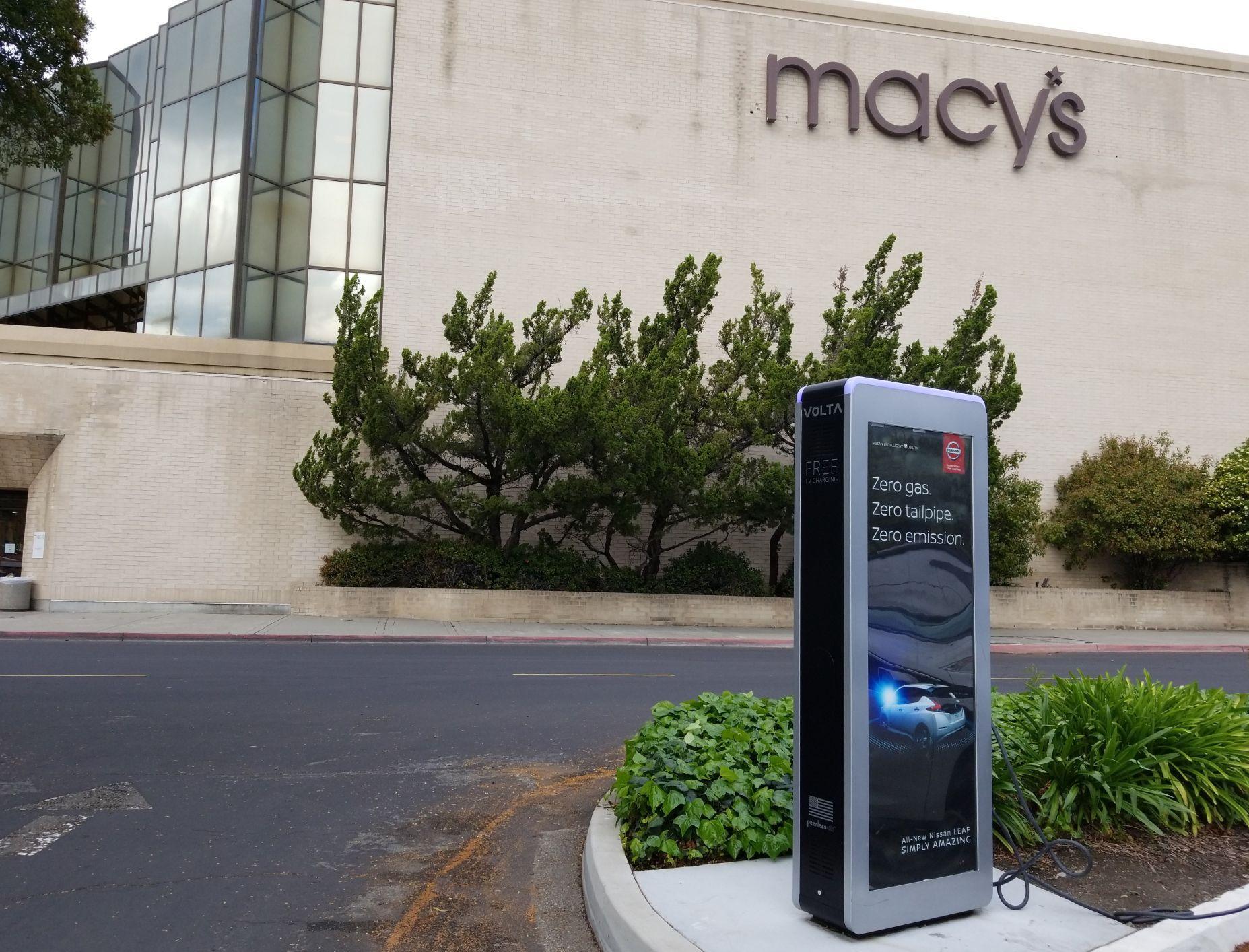 Stoneridge Shopping Center Macy's Pleasanton, CA EV Station