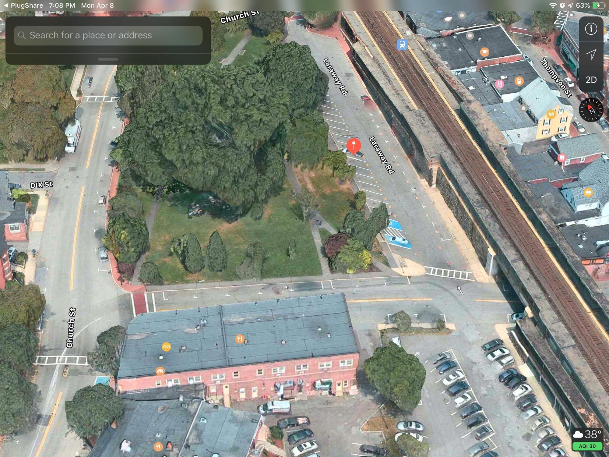 (Offline) Winchester Center Commuter Rail Parking Lot Winchester, MA