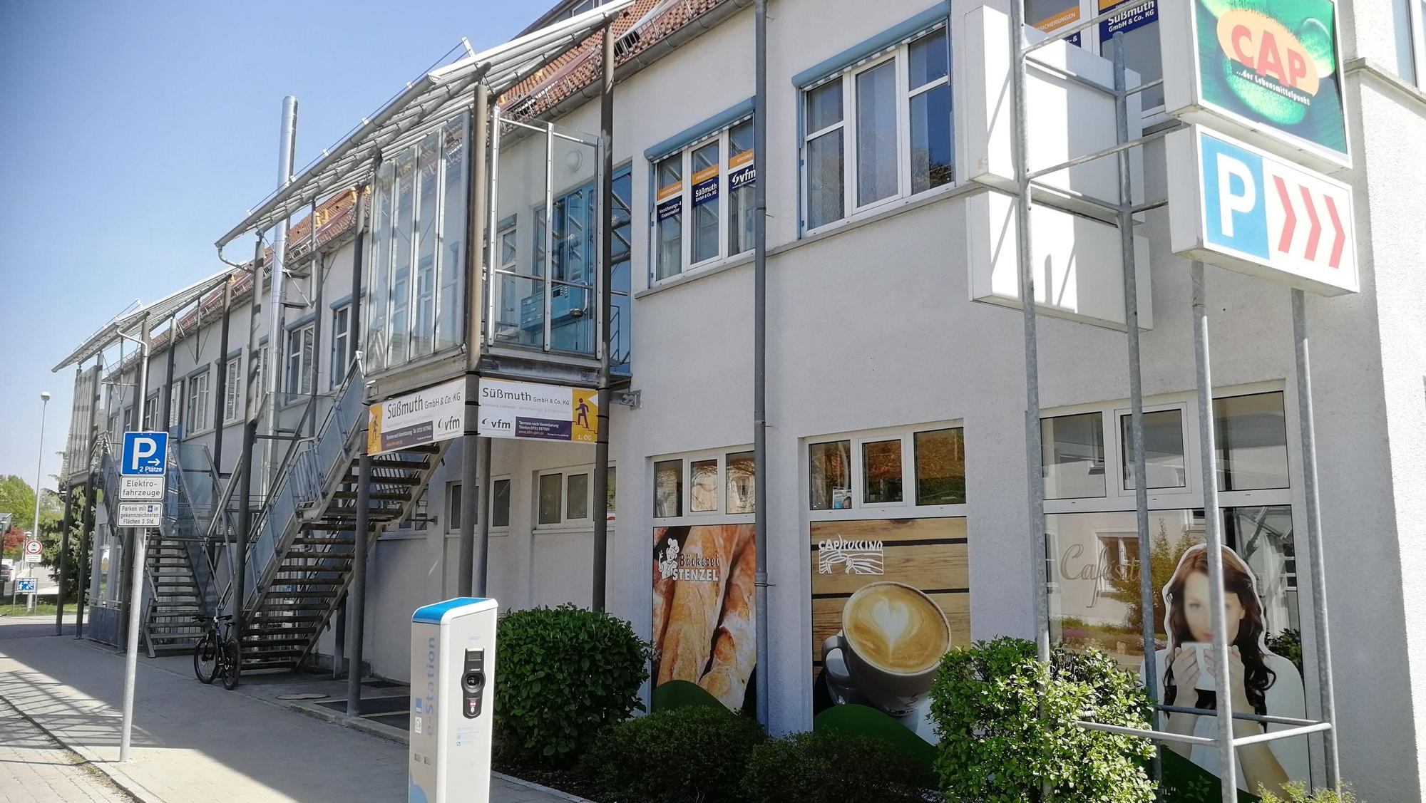 Lehrer Str. Parken / Aufladen Ulm, BW EV Station