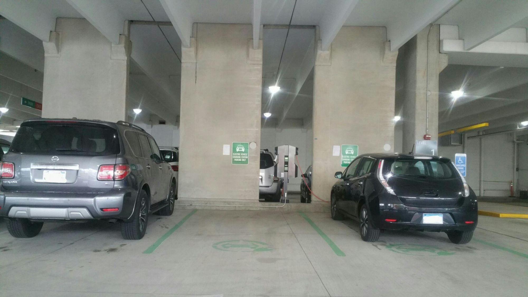 Yale University Science Park Parking Garage New Haven, CT EV Station