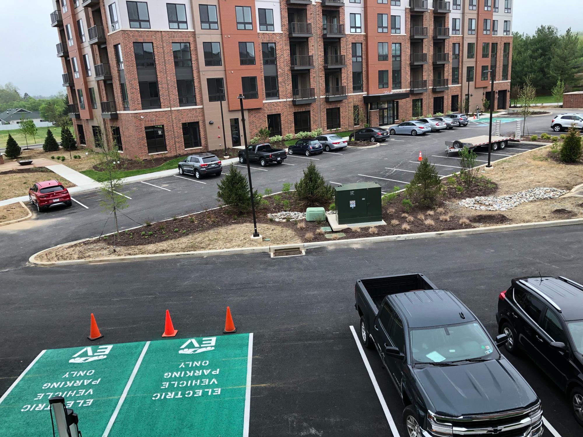 Keva Flats Apartments Exton, PA EV Station