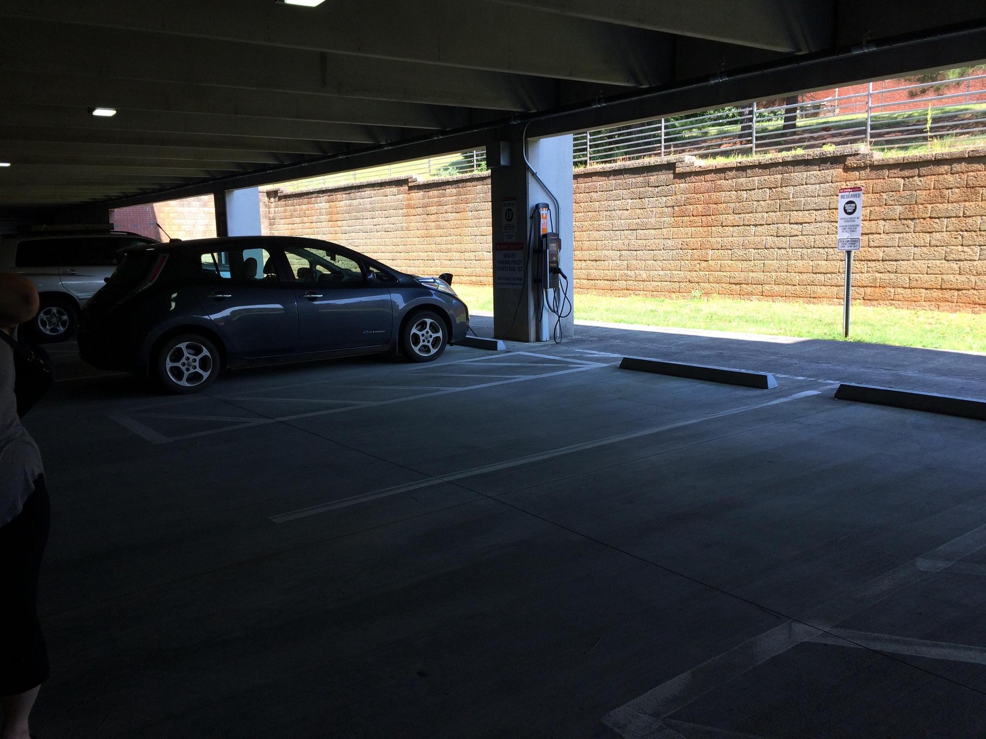 North Carolina State University CBC Parking Deck Raleigh, NC EV Station