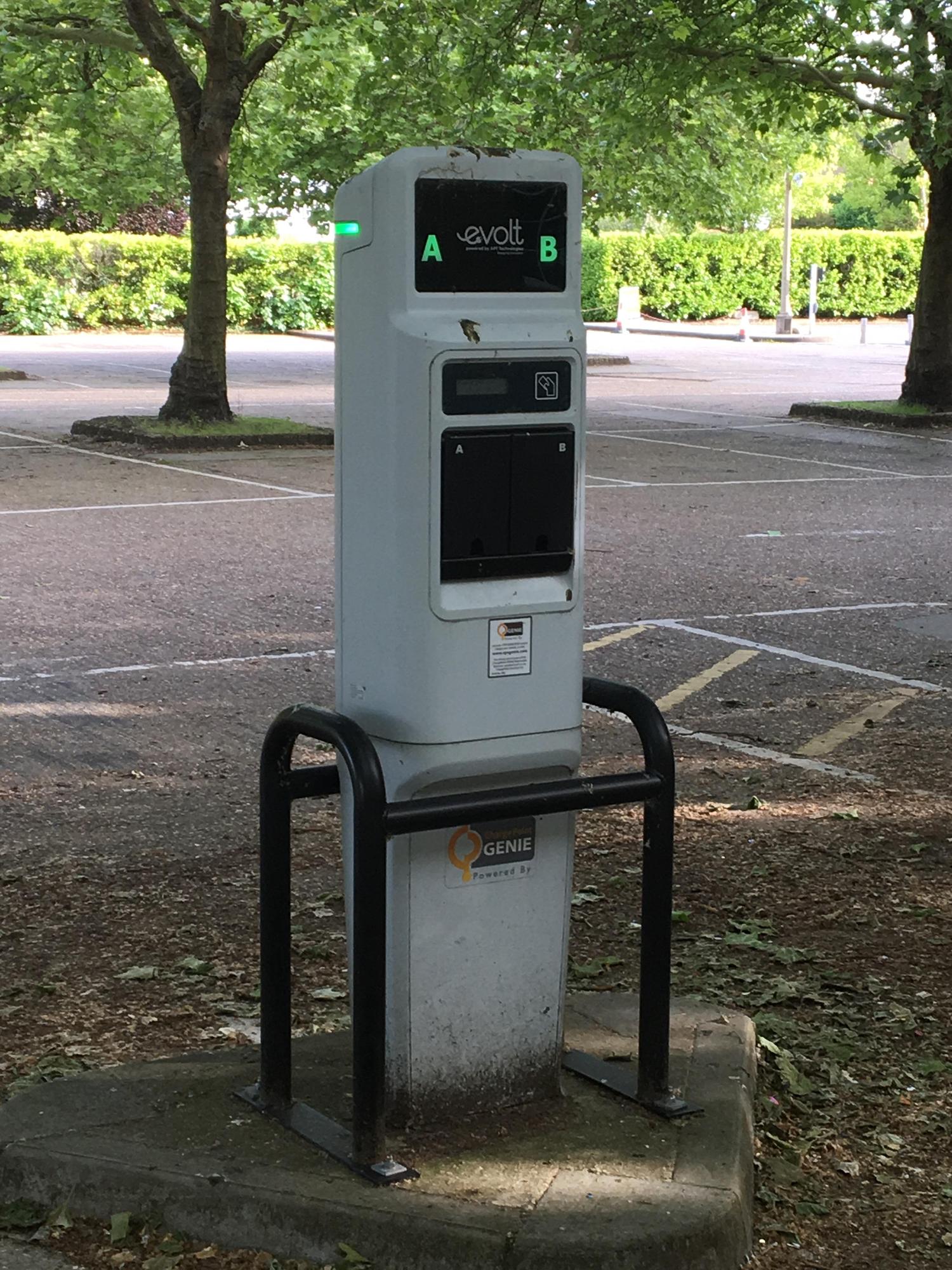 County Hall, Hertford, Rear Car Park County Hall, England EV Station
