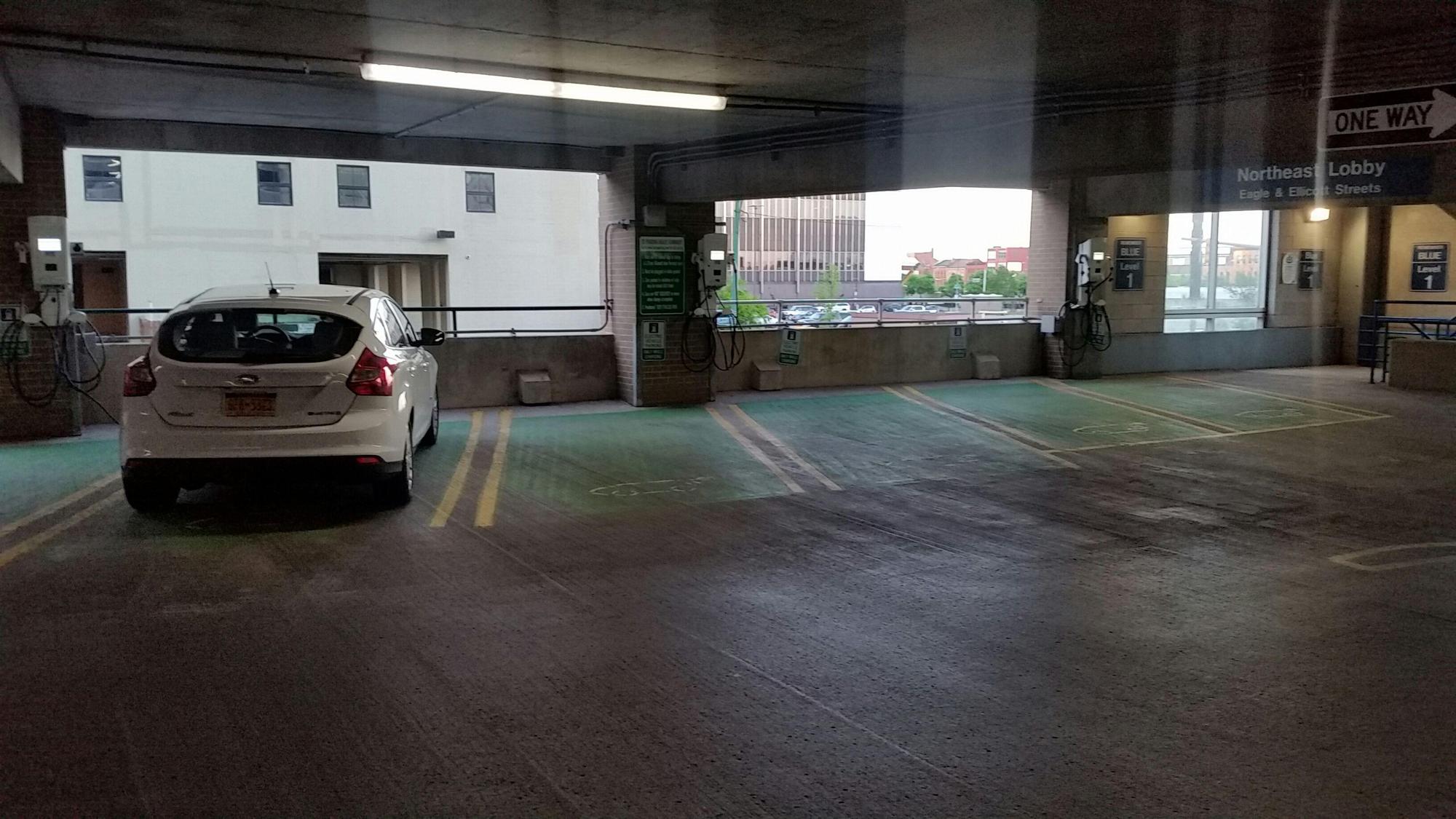 Adams Parking Ramp Buffalo, NY EV Station